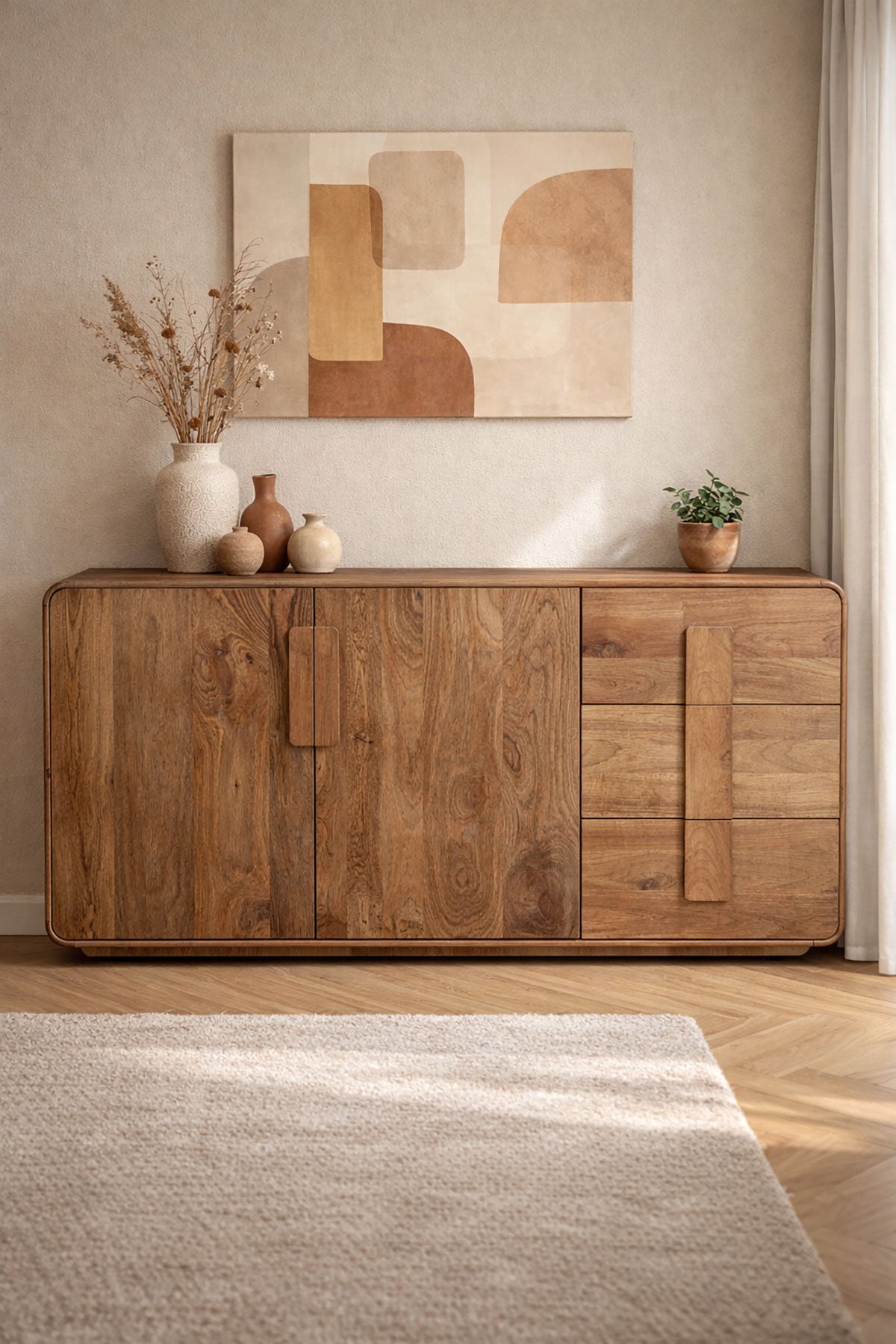 Dressoir Sophie Brown - 2 Deurs 3 lades | 160 cm