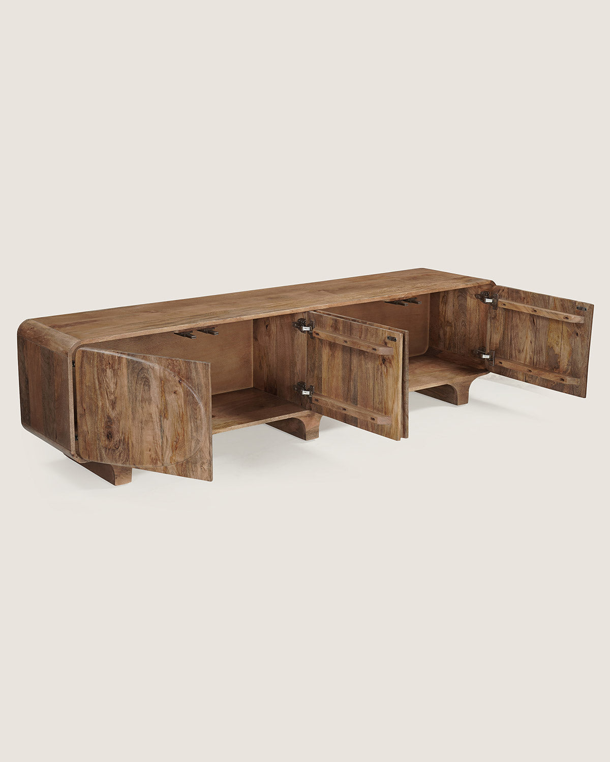 TV-meubel Niva Bruin - 4 Deurs | 200 cm