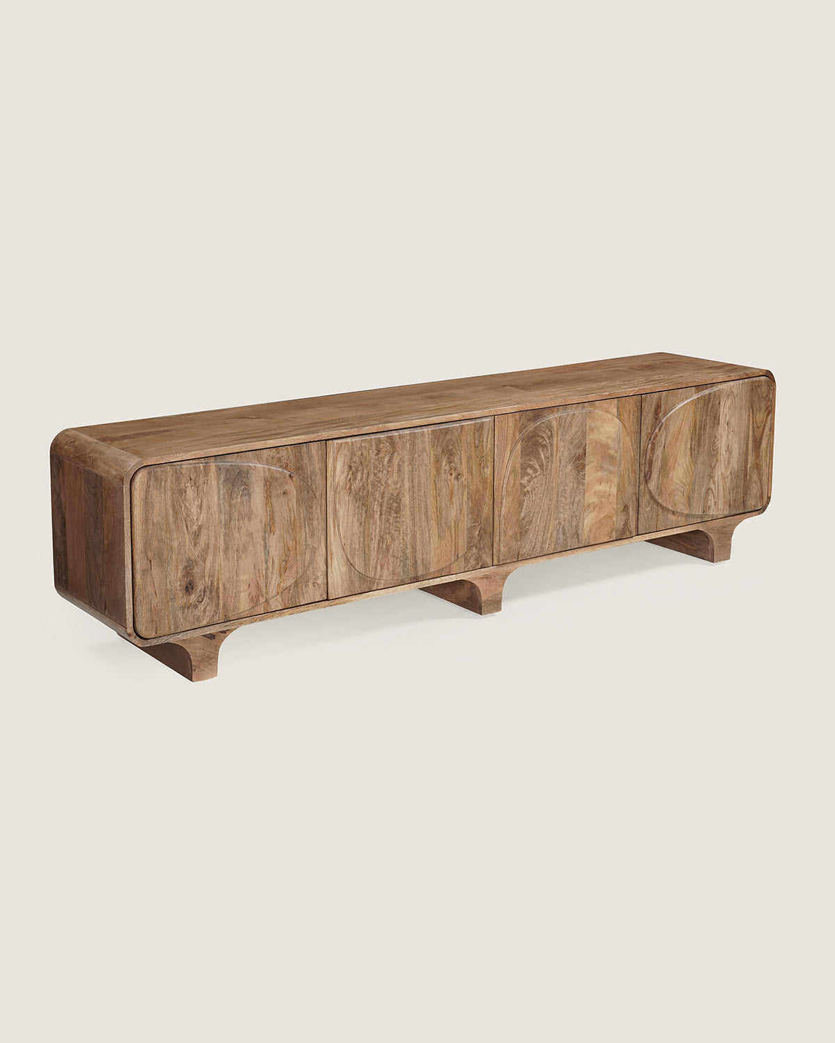 TV-meubel Niva Bruin - 4 Deurs | 200 cm