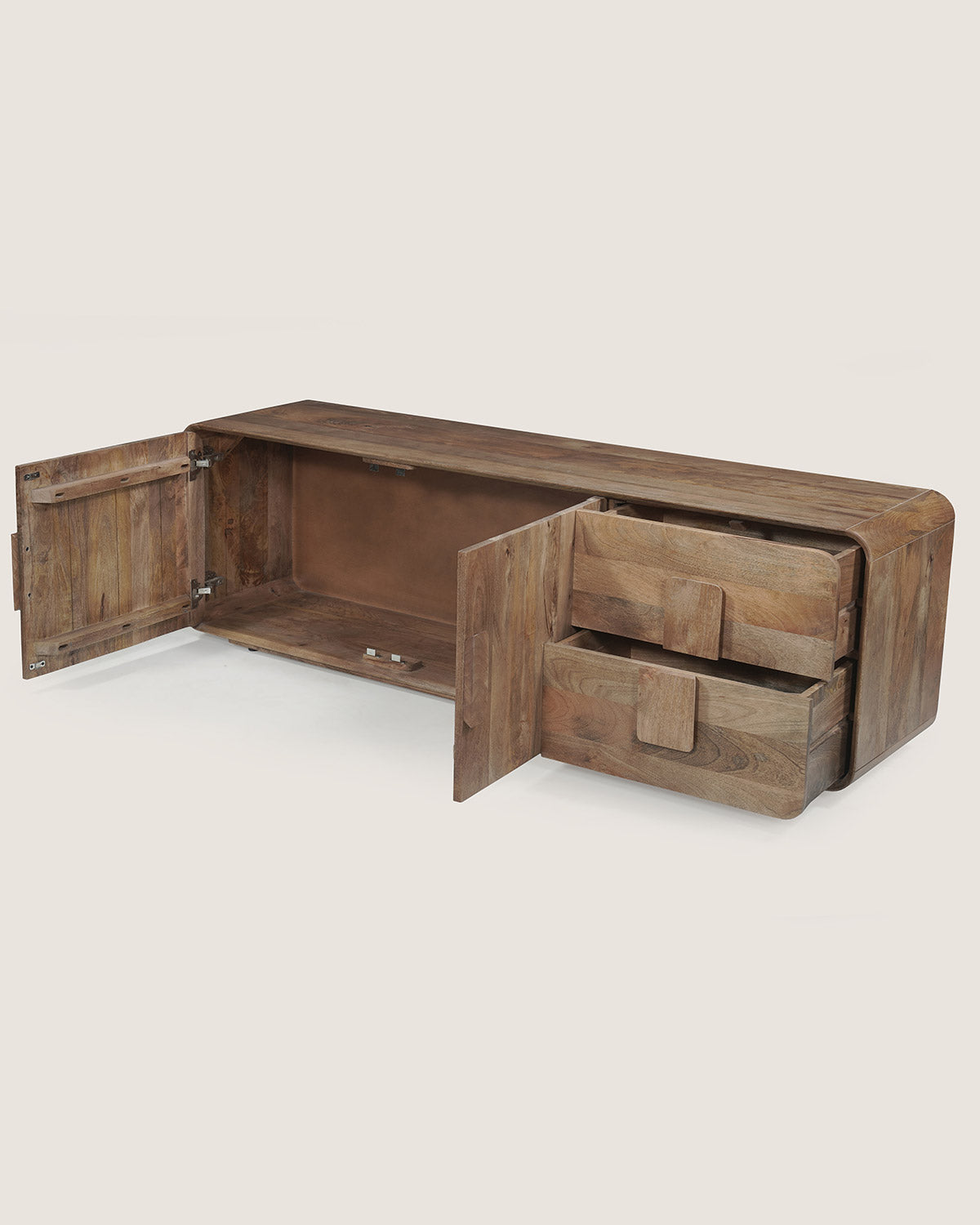 TV-meubel Sophie Bruin - 2 Deurs 2 lades | 160 cm