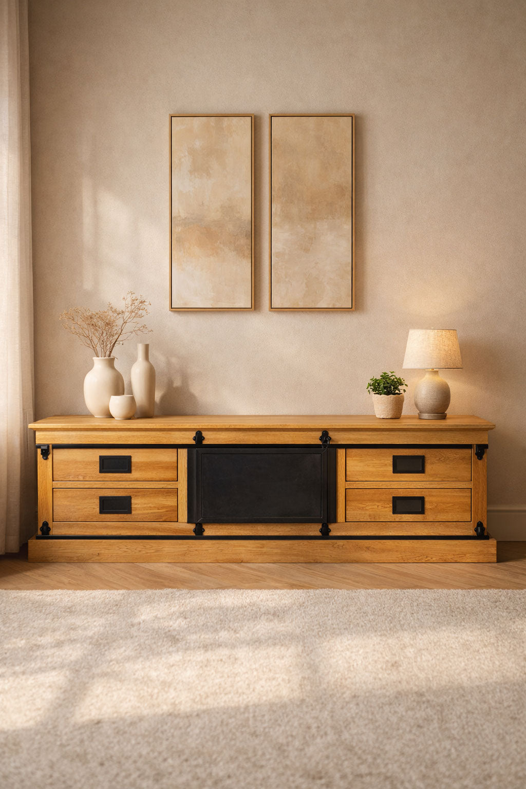 Tv Meubel Oliver Natural | 155 cm