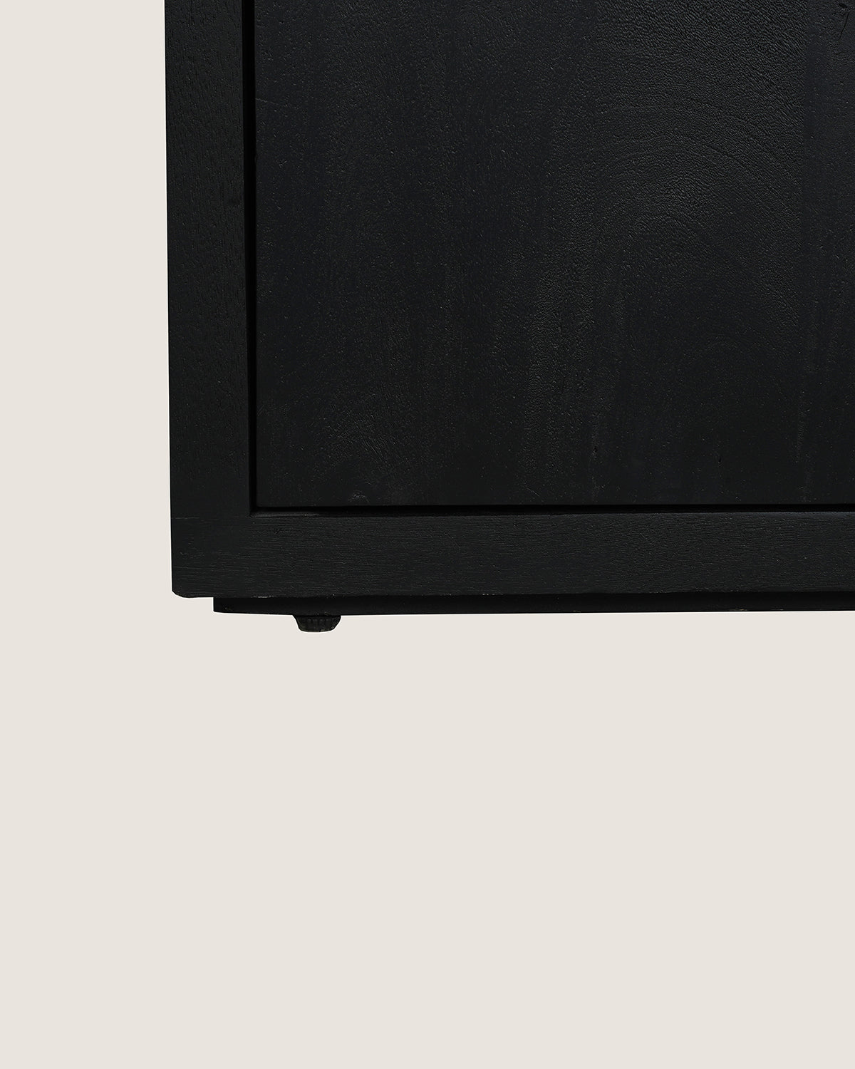 Vakkenkast Hugo Black | 120 cm