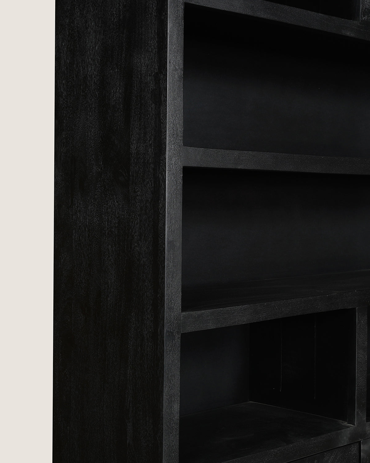 Vakkenkast Hugo Black | 120 cm