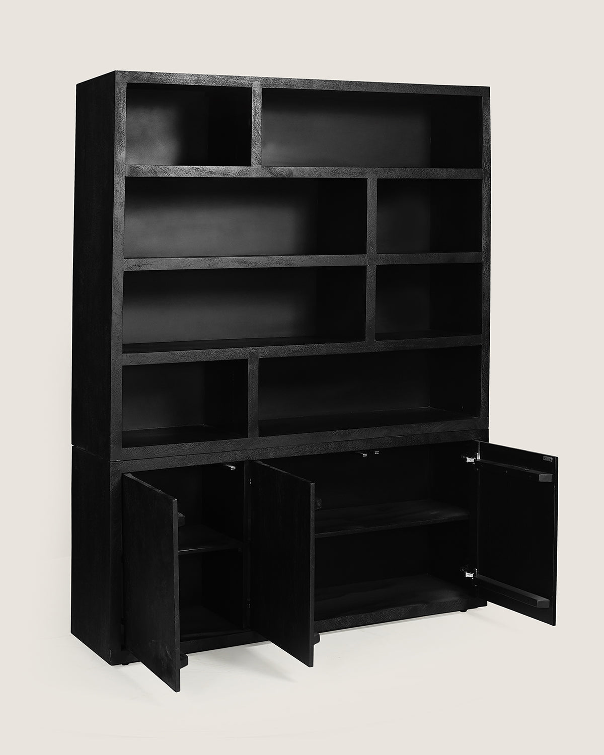 Vakkenkast Hugo Black | 150 cm