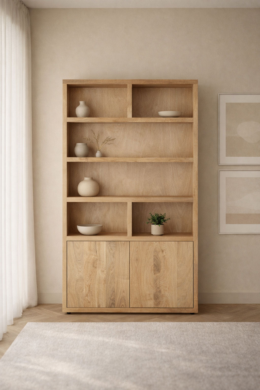 Vakkenkast Hugo Natural | 120 cm