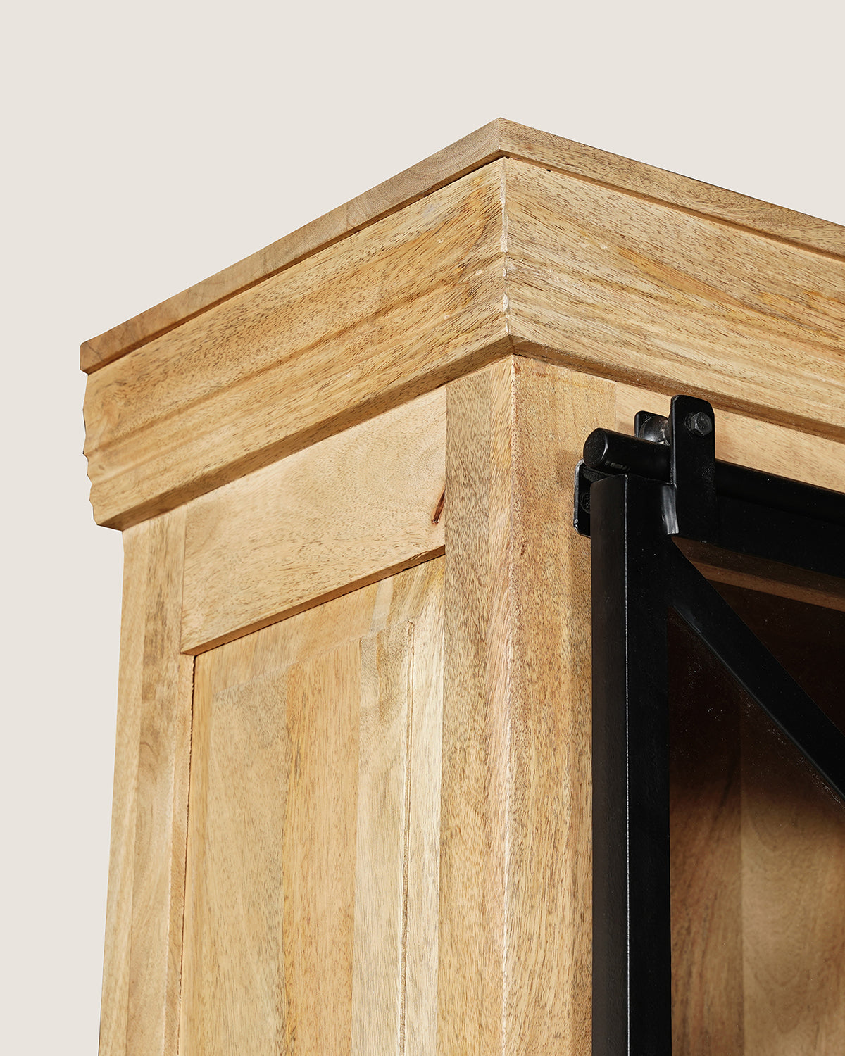 Vitrinekast Oliver Natural | 200 cm